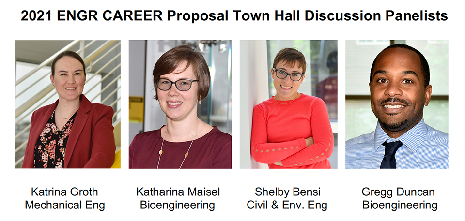 2021 ENGR Career Proposal Town Hall Discussion Panelists
