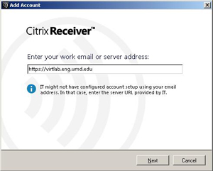 automate citrix receiver login