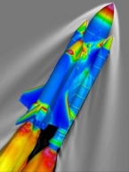 Temperature Map of Space Shuttle